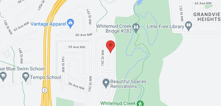 map of 5824 141 ST NW NW
